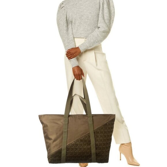 JASON WU Women's Tote, Army Green Large Shoulder Bag Travel Handbag - Picture 3 of 4